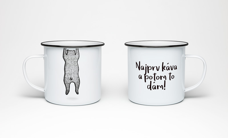 návrh potlače na hrnček